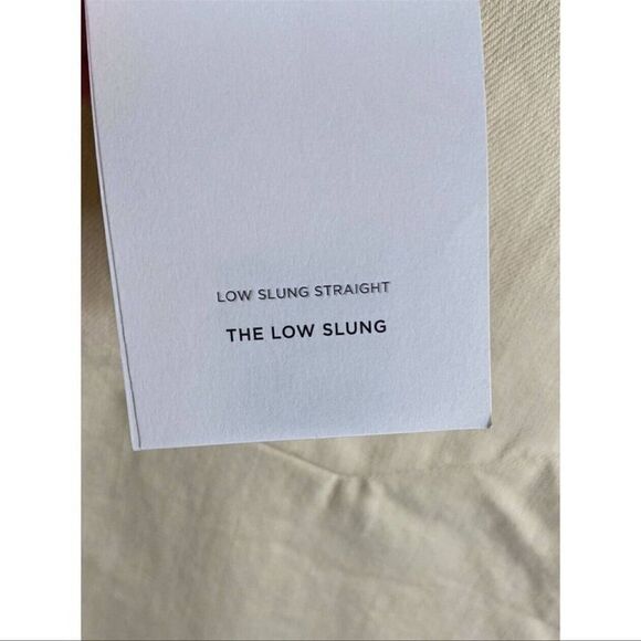 Goldsign Low Slung Straight Blonde Cigarette Cotton Neutral Jeans Midrise Sz 27 - Picture 9 of 13